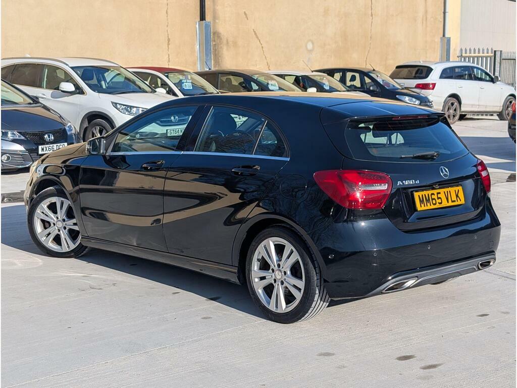 Mercedes-Benz A Class 1.5 A180d Sport Premium Euro 6 S S MM65VLK Black #4