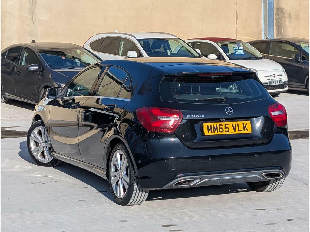 Mercedes-Benz A Class 1.5 A180d Sport Premium Euro 6 S S MM65VLK Black #5