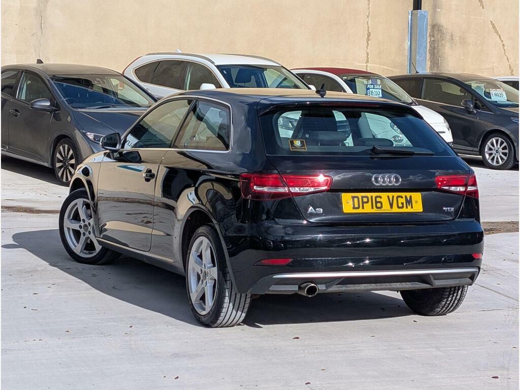 Audi A3 1.6 Tdi Sport Euro 6 S S DP16VGM Black #5