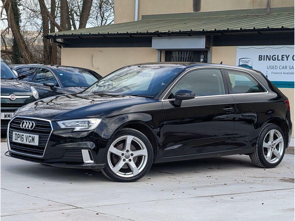 Audi A3 1.6 Tdi Sport Euro 6 S S DP16VGM Black #2