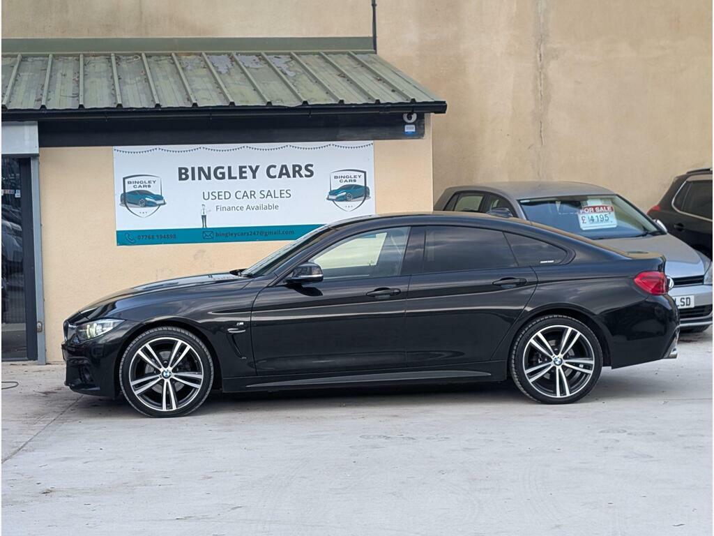 BMW 4 Series Gran Coupe 2.0 420D M Sport Xdrive Euro 6 S S YN67UNE Black #3