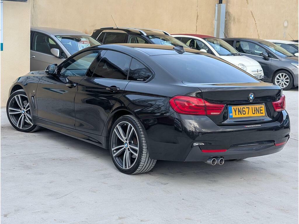 BMW 4 Series Gran Coupe 2.0 420D M Sport Xdrive Euro 6 S S YN67UNE Black #4