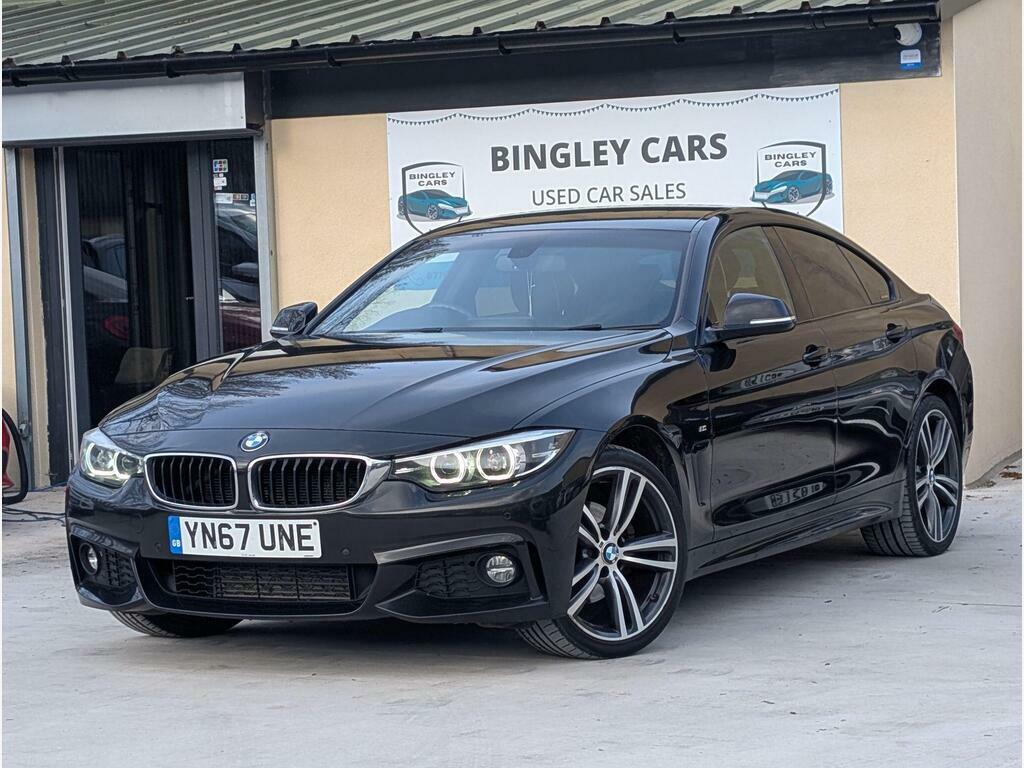 BMW 4 Series Gran Coupe 2.0 420D M Sport Xdrive Euro 6 S S YN67UNE Black #2