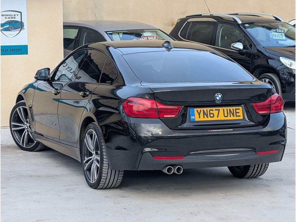 BMW 4 Series Gran Coupe 2.0 420D M Sport Xdrive Euro 6 S S YN67UNE Black #5