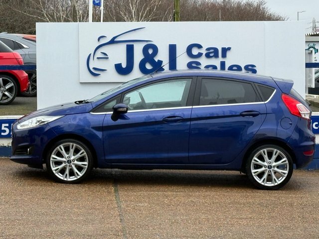 Ford Fiesta 1.0T Ecoboost Titanium Hatchback EF17GPJ Blue #4
