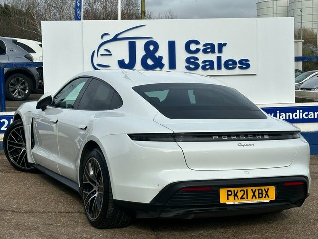 Porsche Taycan Performance Plus 93.4Kwh Saloon PK21XBX White #3