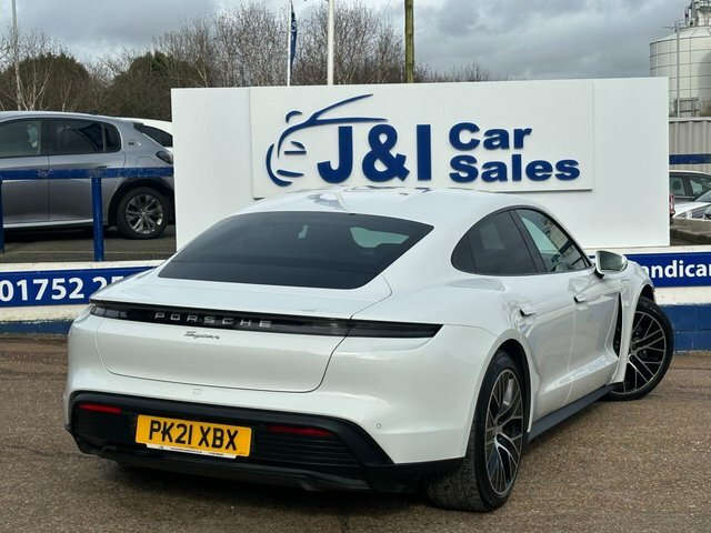 Porsche Taycan Performance Plus 93.4Kwh Saloon PK21XBX White #4