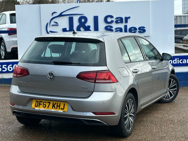 Volkswagen Golf 1.6 Tdi Se Nav Hatchback Euro 6 DF67KHJ Silver #4
