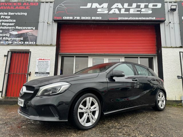 Mercedes-Benz A Class 1.5 A180d Sport Premium Hatchback Man CK16DVW Black #2