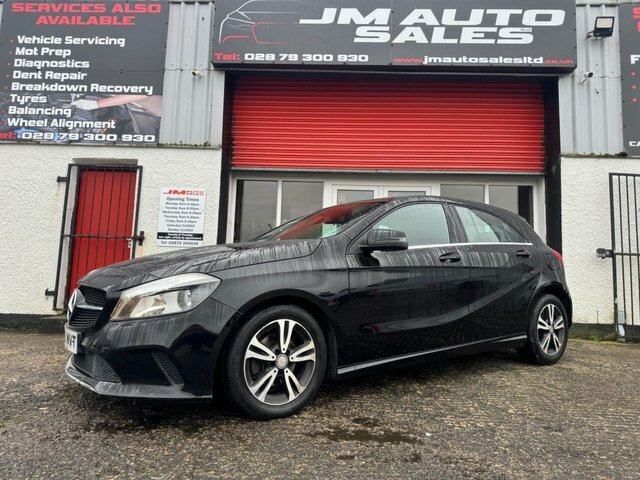 Mercedes-Benz A Class 1.5 A180d Se Hatchback Euro 6 S YK65WVT Black #2