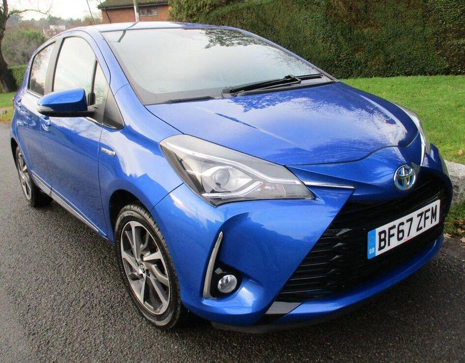 Toyota Yaris 1.5 Vvt-h Excel E-cvt Euro 6 Ss 15In Alloy Blue #5