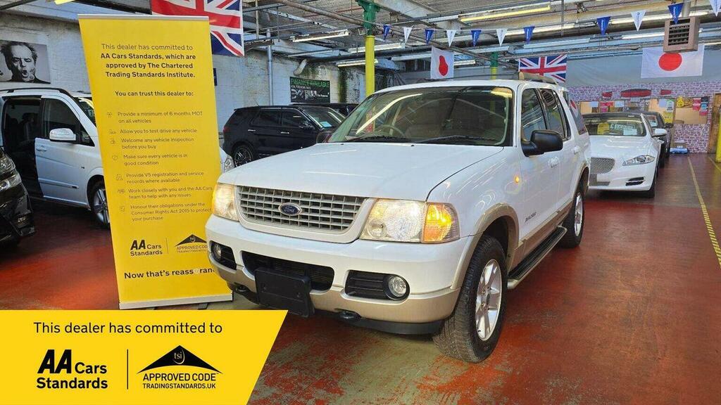 Ford Explorer Suv 4.6 V8 Eddie Bauer Edi 7 Seats 200555 White