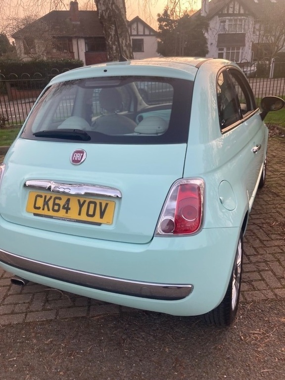 Fiat 500 1.2 Lounge Hatchback 3 CK64YOV Green #6