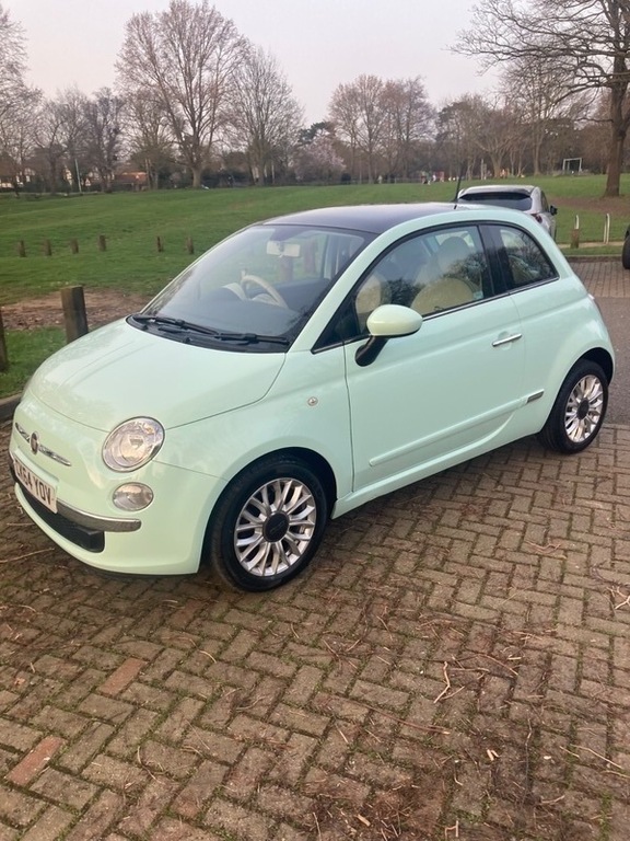 Fiat 500 1.2 Lounge Hatchback 3 CK64YOV Green #2
