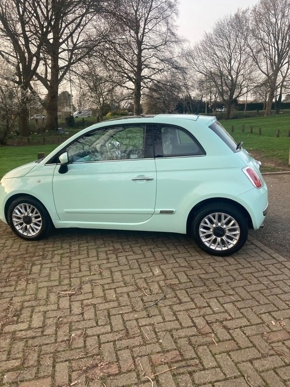 Fiat 500 1.2 Lounge Hatchback 3 CK64YOV Green #3