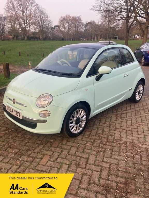 Fiat 500 1.2 Lounge Hatchback 3 Green