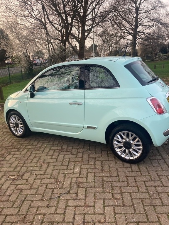 Fiat 500 1.2 Lounge Hatchback 3 CK64YOV Green #4