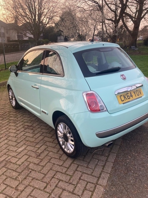Fiat 500 1.2 Lounge Hatchback 3 CK64YOV Green #5