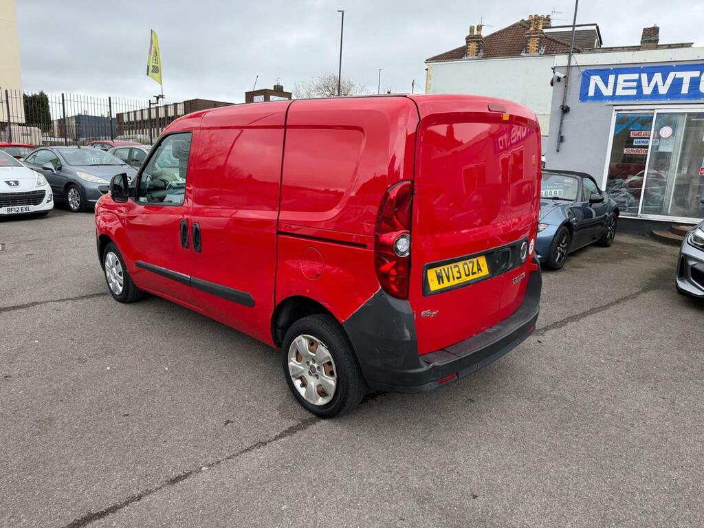 Fiat Doblo Panel Van 1.3 Jtd Multijetii 16V Maxi L2 H1 2 Red #4