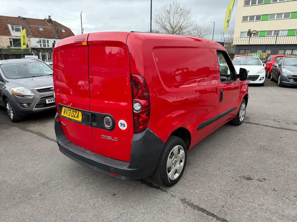 Fiat Doblo Panel Van 1.3 Jtd Multijetii 16V Maxi L2 H1 2 Red #3