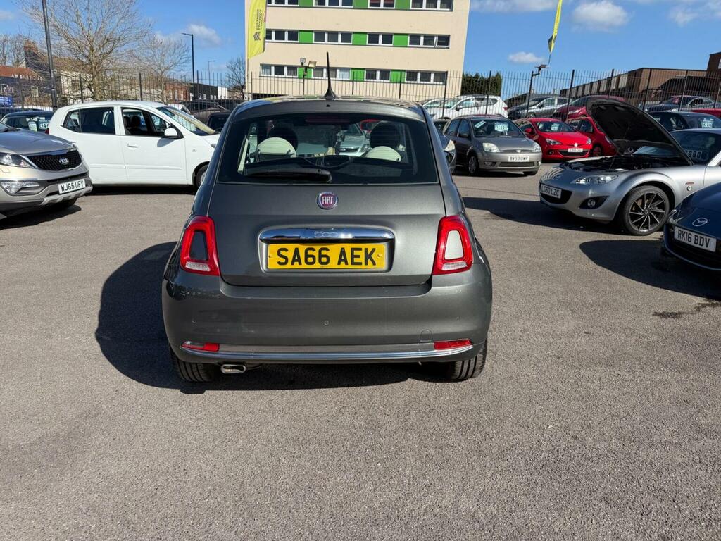 Fiat 500 Hatchback 1.2 Lounge Euro 6 Ss 201666 Grey #4