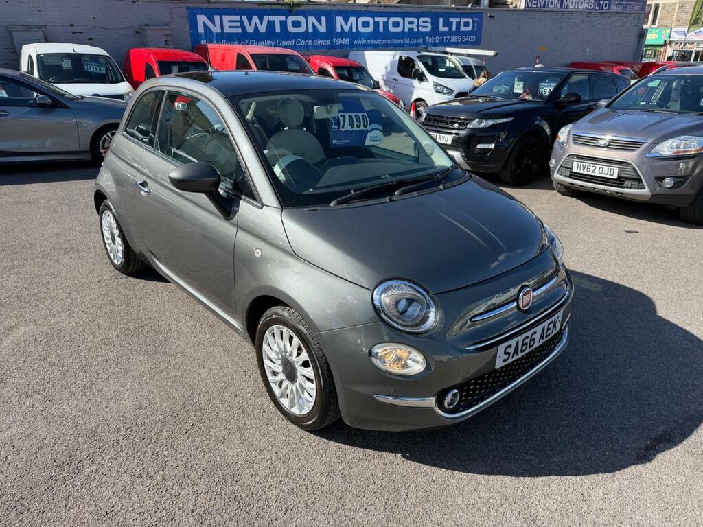 Fiat 500 Hatchback 1.2 Lounge Euro 6 Ss 201666 Grey
