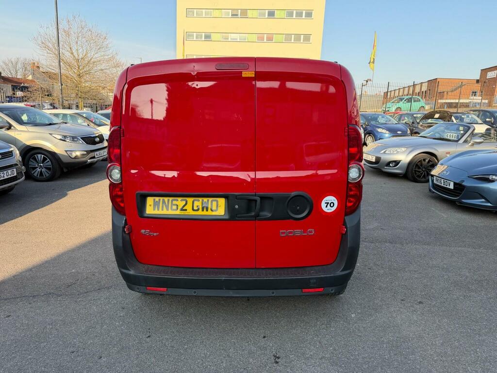 Fiat Doblo Panel Van 1.3 Jtd Multijetii 16V Maxi L2 H1 2 Red #4