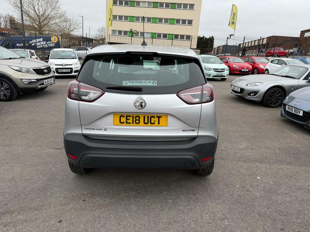 Vauxhall Crossland X Suv 1.2 Turbo Ecotec Gpf Se Euro 6 Ss 2018 CE18UCT Silver #4