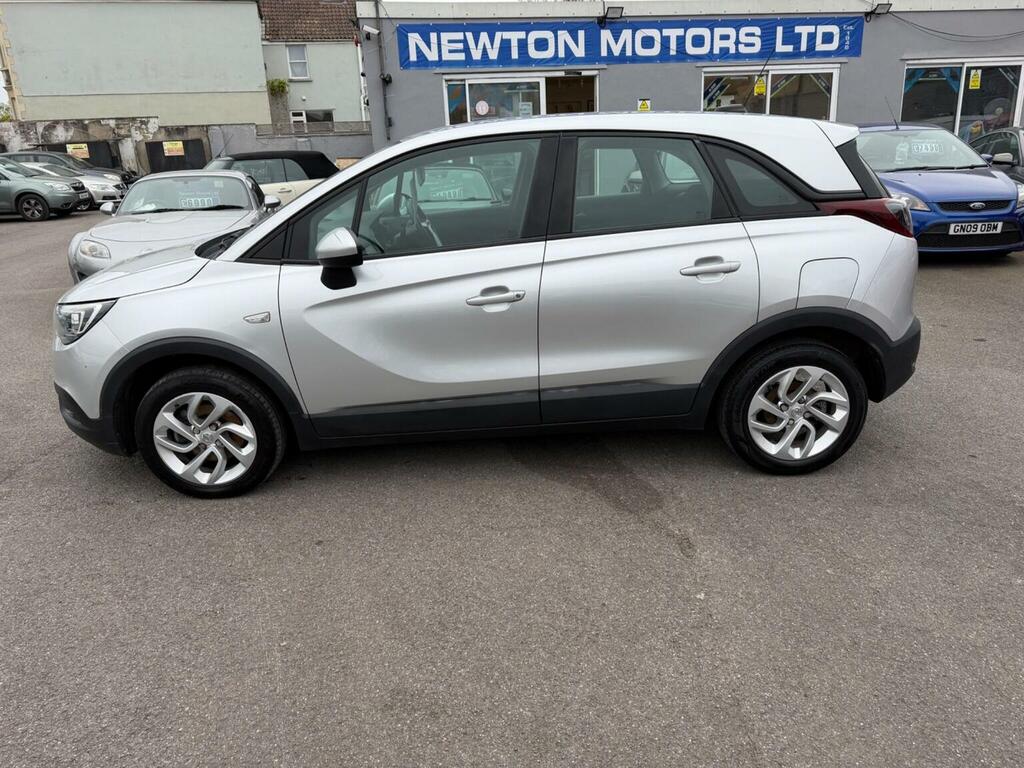 Vauxhall Crossland X Suv 1.2 Turbo Ecotec Gpf Se Euro 6 Ss 2018 CE18UCT Silver #6