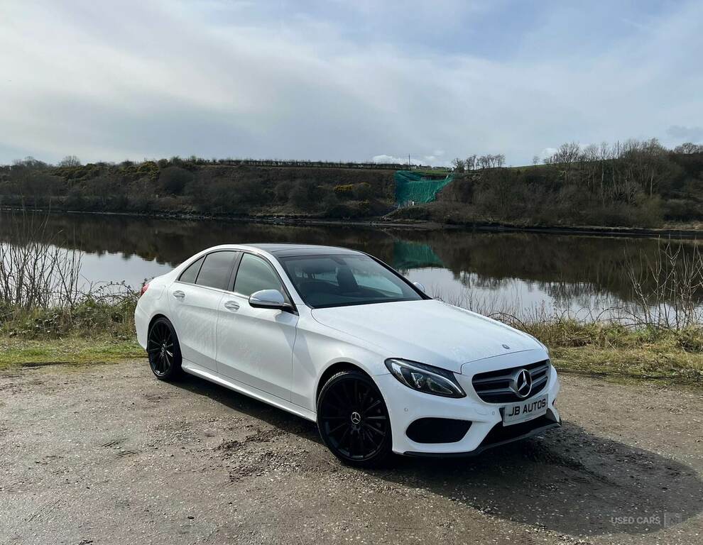 Mercedes-Benz C Class C220 Bluetec Amg Line Premium White