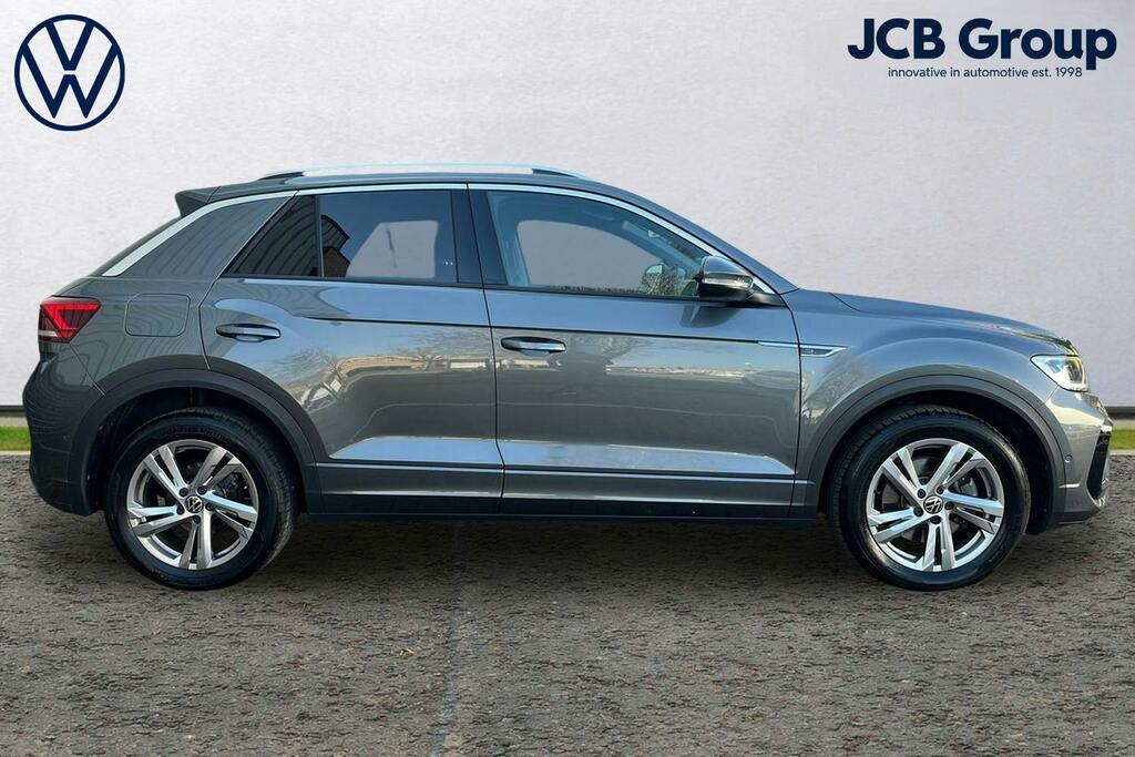 Volkswagen T-Roc 2.0 Tdi R-line Suv Dsg KO25VWN Grey #4