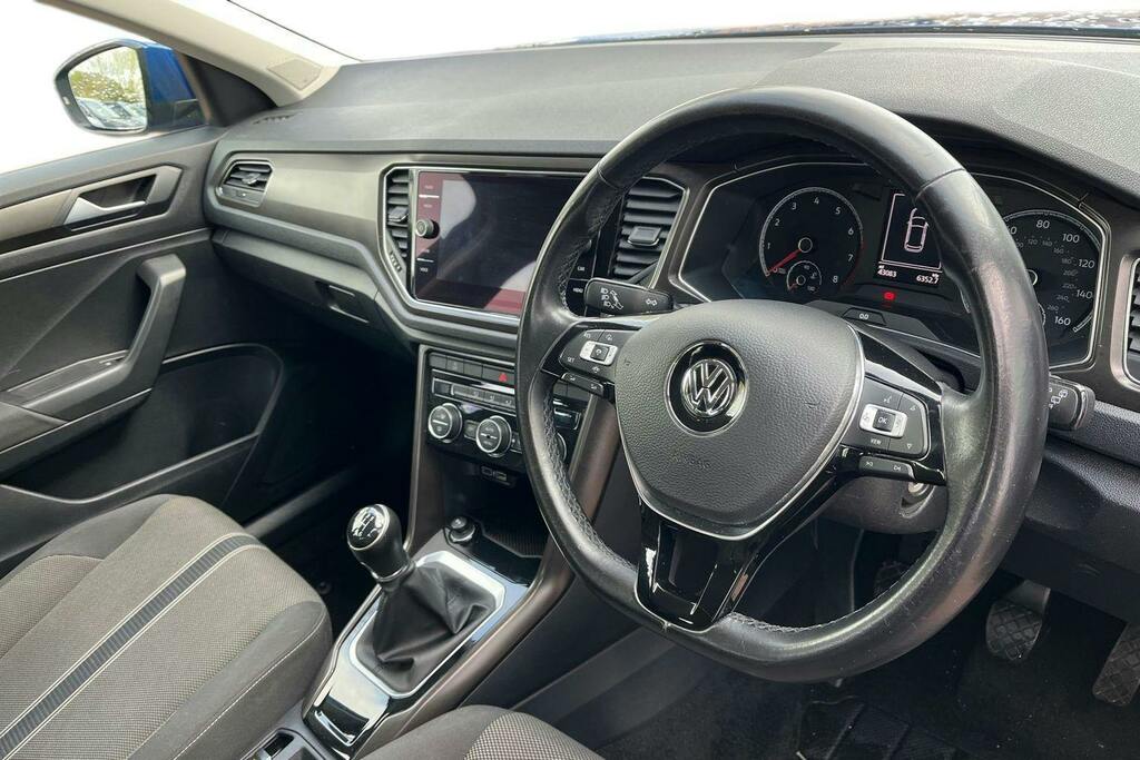 Volkswagen T-Roc 1.5 Tsi Evo Se Suv GF69XNK Blue #6