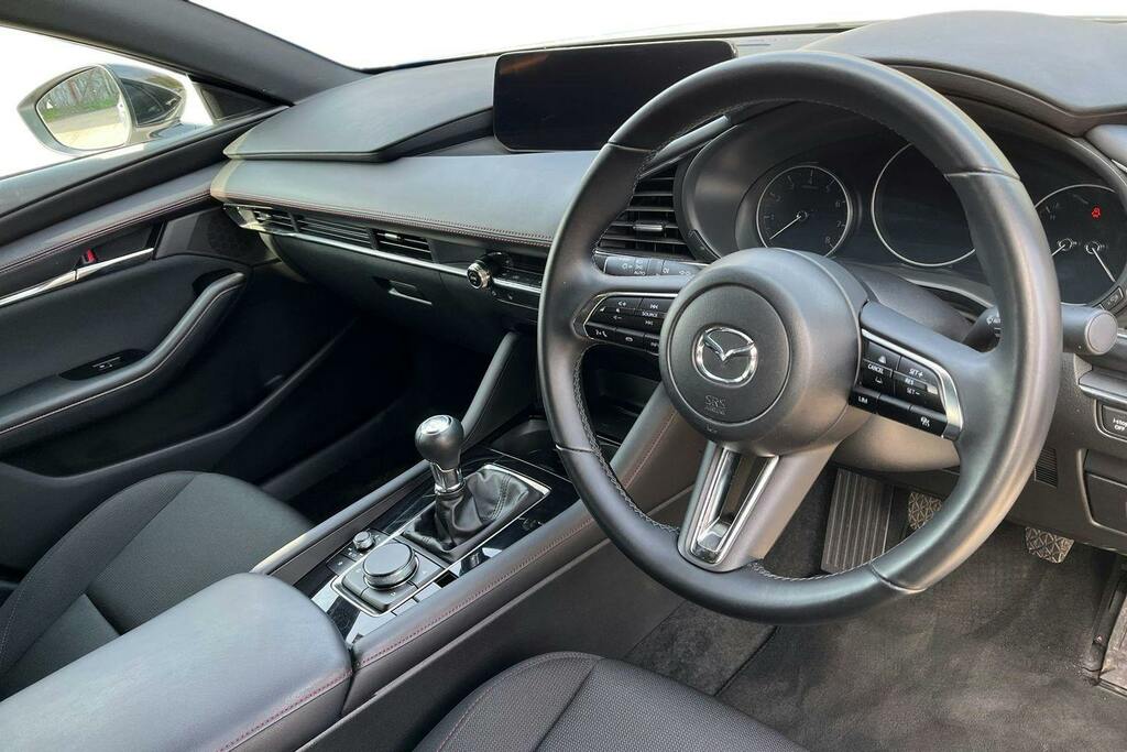 Mazda 3 2.5 E Skyactiv G Mhev Homura Hatchback HF25OAP White #6