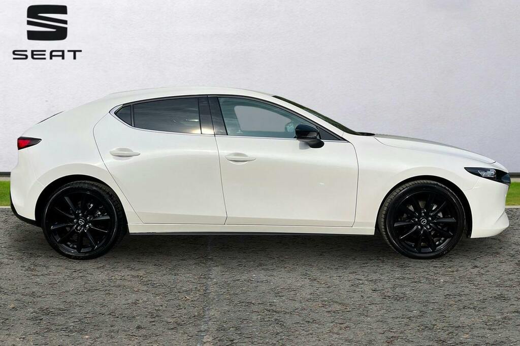 Mazda 3 2.5 E Skyactiv G Mhev Homura Hatchback HF25OAP White #4