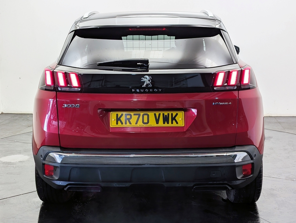 Peugeot 3008 1.6 300Hp 4X4 Gt Line Phev KR70VWK Red #4