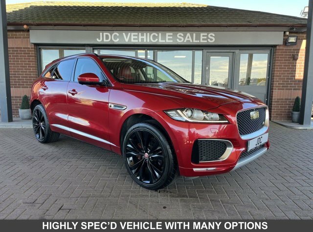 Jaguar F-Pace 2016 3.0 V6 S Suv Awd Euro 6 Ss Red