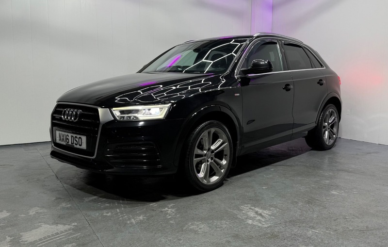 Audi Q3 Tdi Quattro S Line NX16DSO Black #3