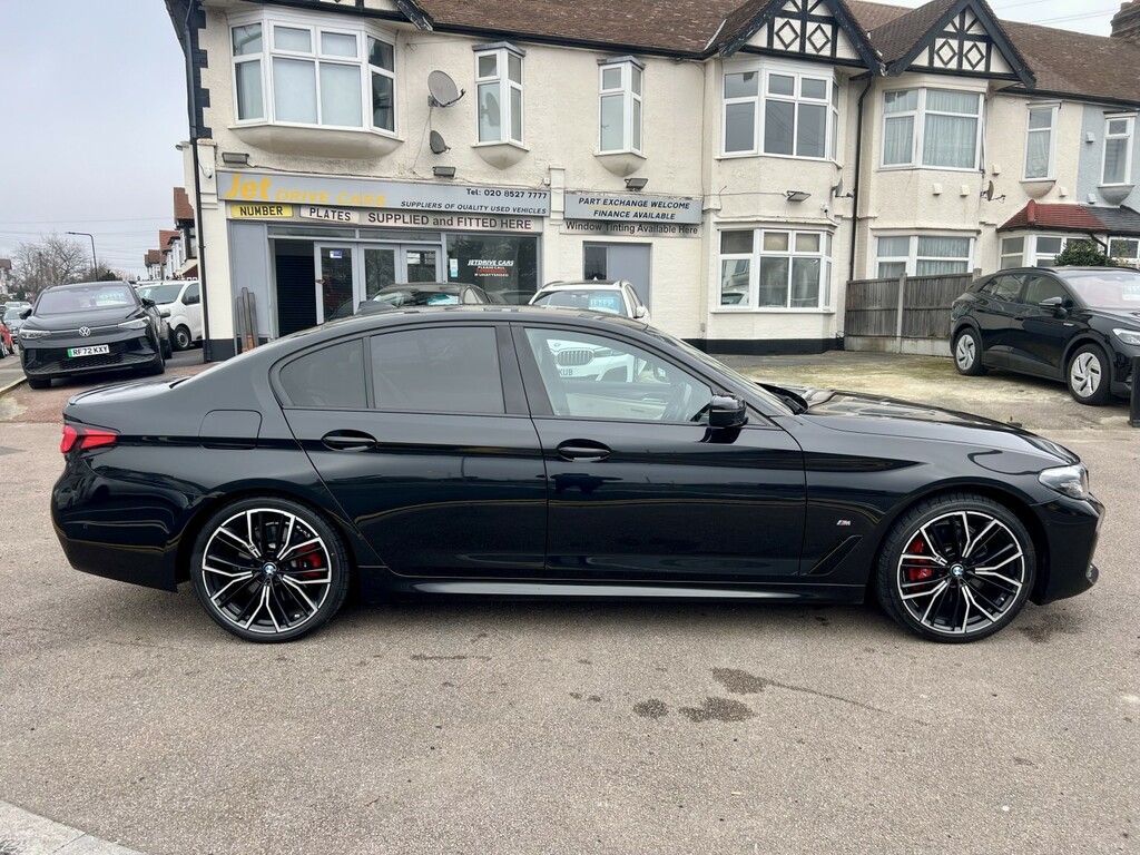 BMW 5 Series Saloon 2.0 530E M Sport Saloon 202070 HJ70MMF Black #6