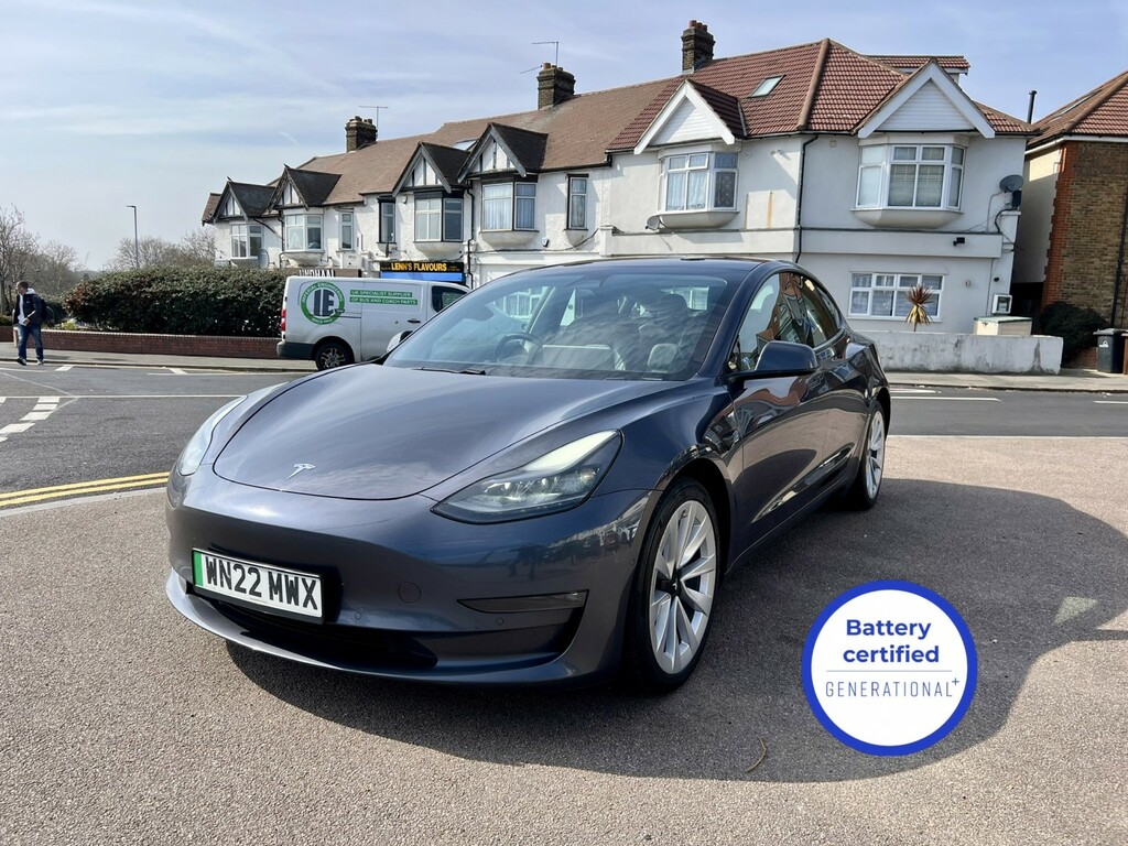 Tesla Model 3 Saloon Dual Motor Long Range 202222 WN22MWX Grey #2
