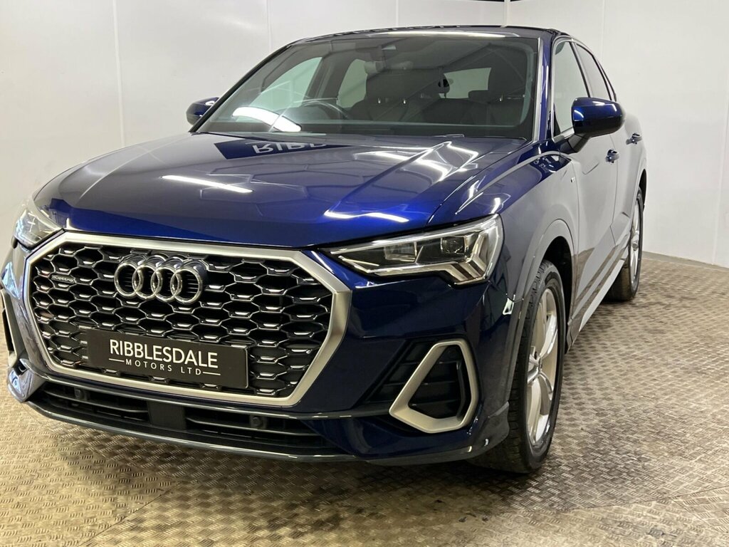 Audi Q3 2.0 Tfsi 40 S Line Sportback S Tronic Quattro Euro Blue #3