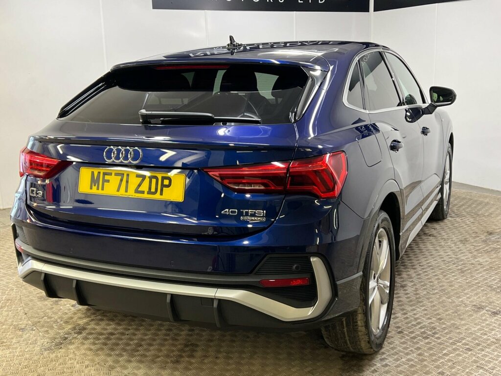 Audi Q3 2.0 Tfsi 40 S Line Sportback S Tronic Quattro Euro Blue #5
