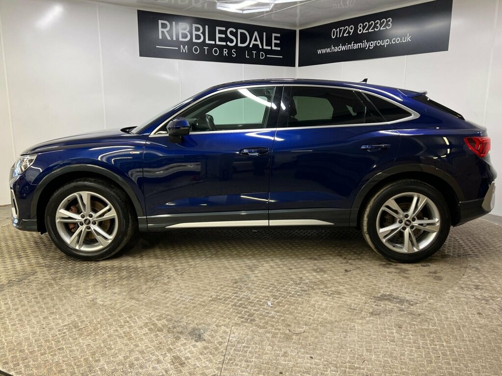Audi Q3 2.0 Tfsi 40 S Line Sportback S Tronic Quattro Euro Blue #4