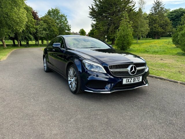 Mercedes-Benz CLS 3.0 Cls350 V6 Bluetec Amg Line Coupe G- IXZ8170 Blue #4
