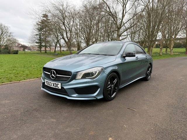 Mercedes-Benz CLA Class 2.1 Cla220 Cdi Amg Sport Coupe 7G-dct E YE63XDC Blue #4