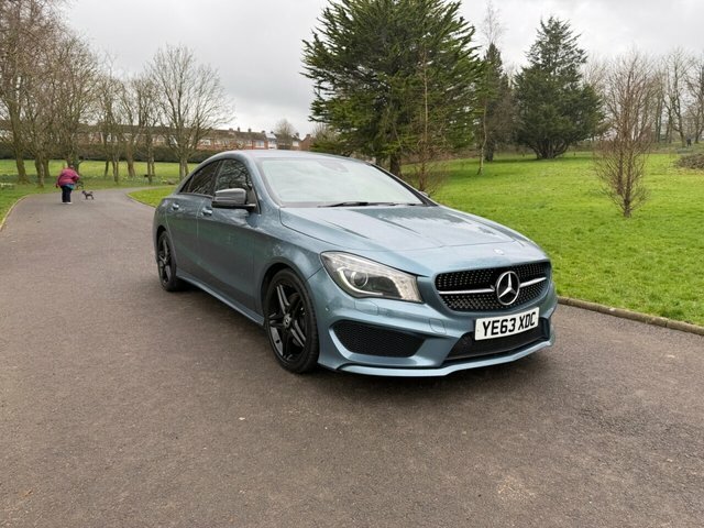 Mercedes-Benz CLA Class 2.1 Cla220 Cdi Amg Sport Coupe 7G-dct E YE63XDC Blue #5