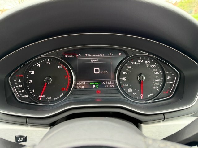 Audi A4 2.0 Tfsi S Line Saloon S Tronic Euro 6 ML67SLV Black #3