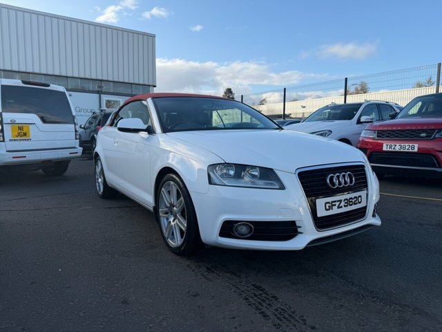 Audi A3 Cabriolet 1.6 Tdi S Line Convertible Euro White #4