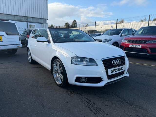 Audi A3 Cabriolet 1.6 Tdi S Line Convertible Euro White
