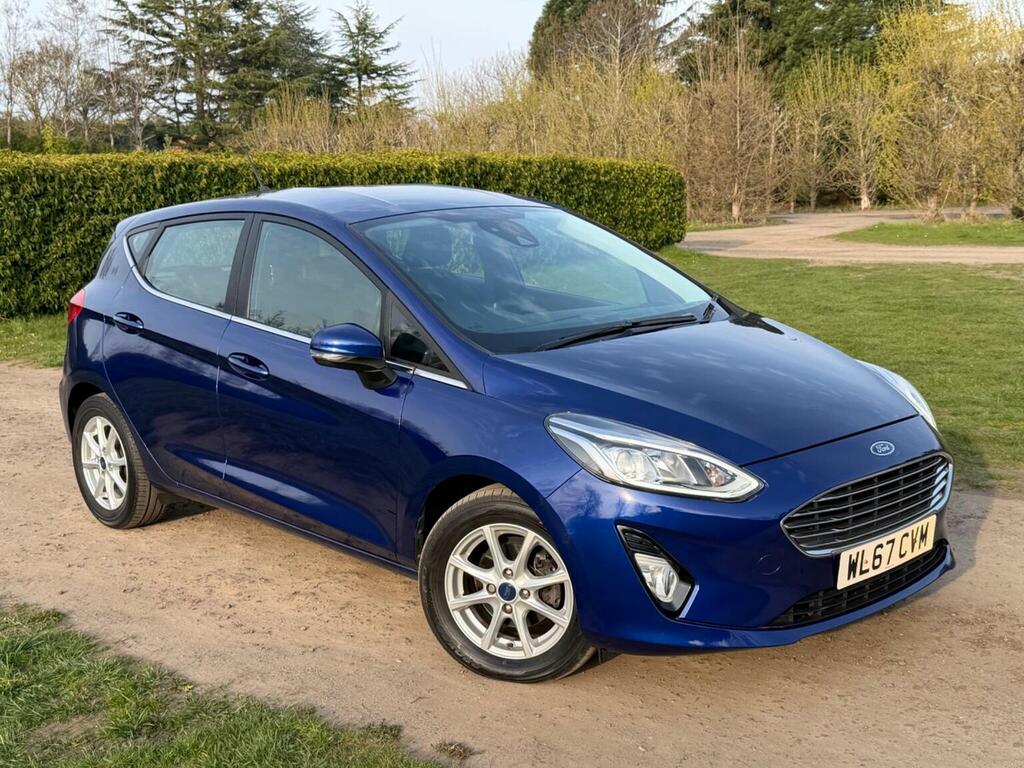Ford Fiesta Hatchback 1.0T Ecoboost Zetec Euro 6 Ss WL67CVM Blue #2