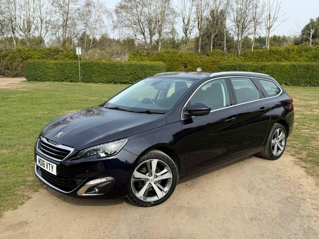 Peugeot 308 SW Estate 1.2 Puretech Allure Eat Euro 6 Ss 2 Blue #2